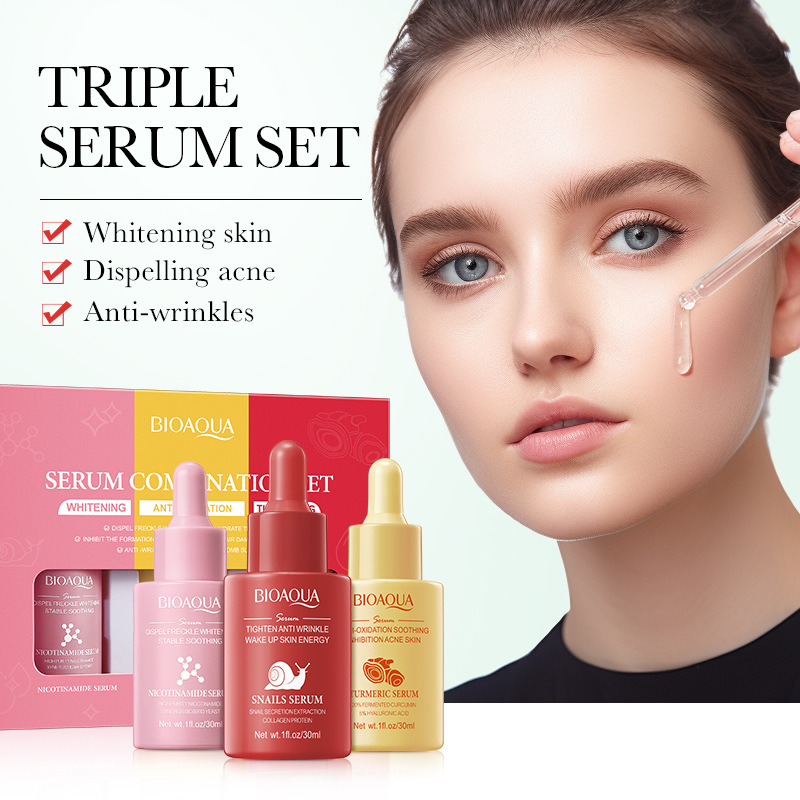 3pcs/set BIOAQUA Vitamin C Ret - The Ordinary Serum Hyaluronic Acid 评论和价格