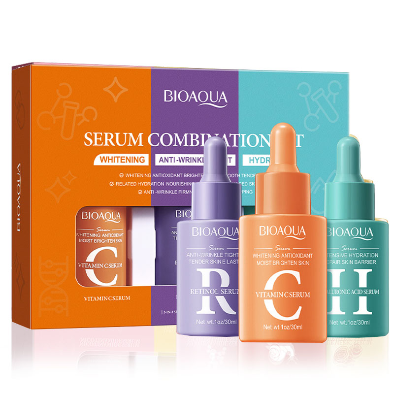3pcs/set BIOAQUA Vitamin C Ret - The Ordinary Serum Hyaluronic Acid 评论和价格