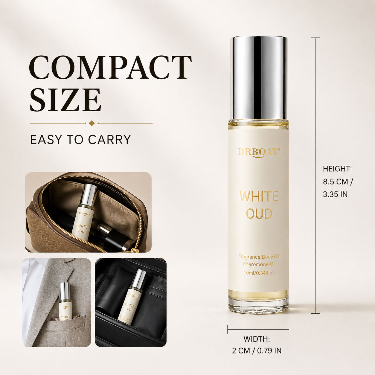 Men Roll-on Perfume Oil,Fresh  - Perfume Alcohol Fragrance 评论和价格