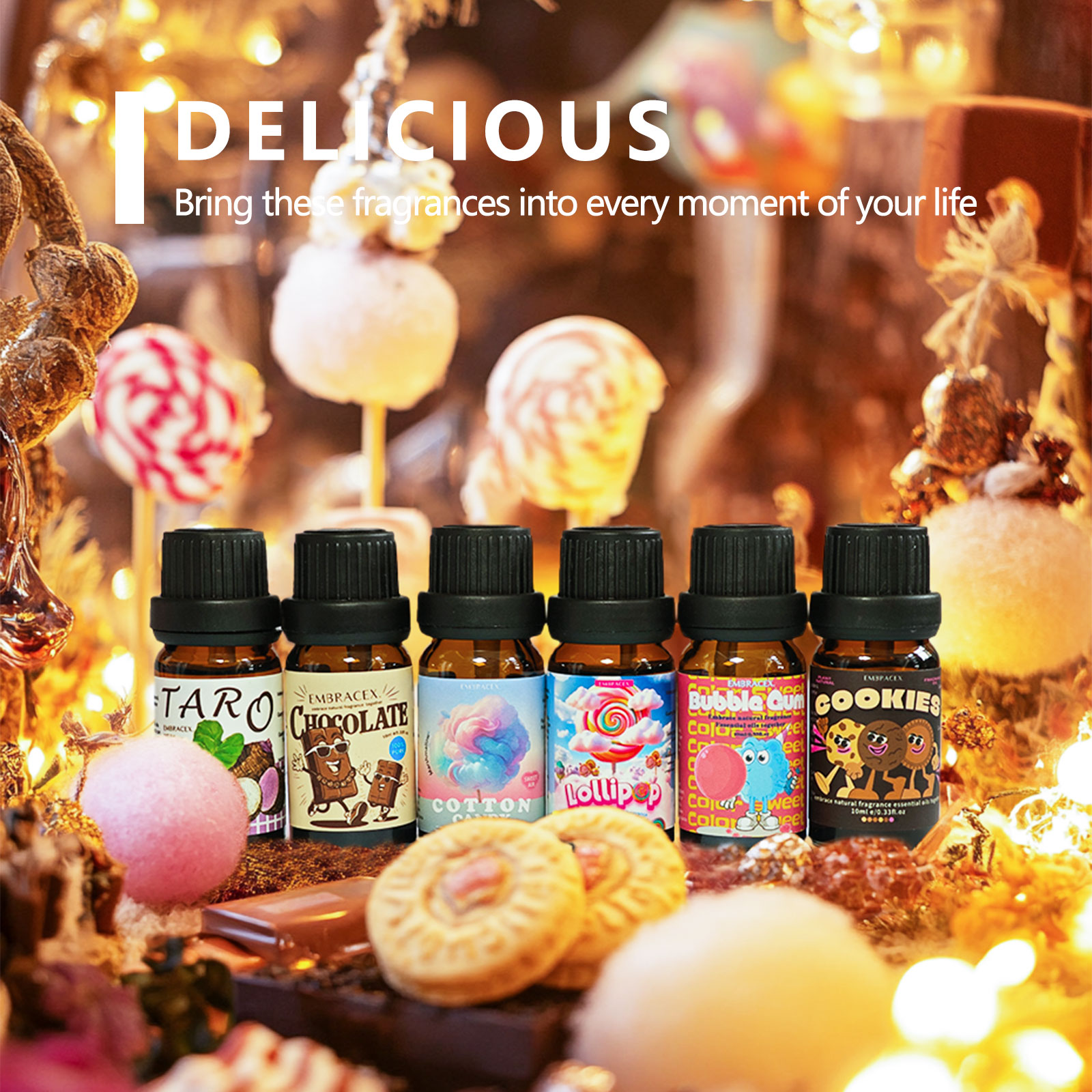 6PC/1Set Delicious Fragrance O - Perfume Fragrance Oil 评论和价格