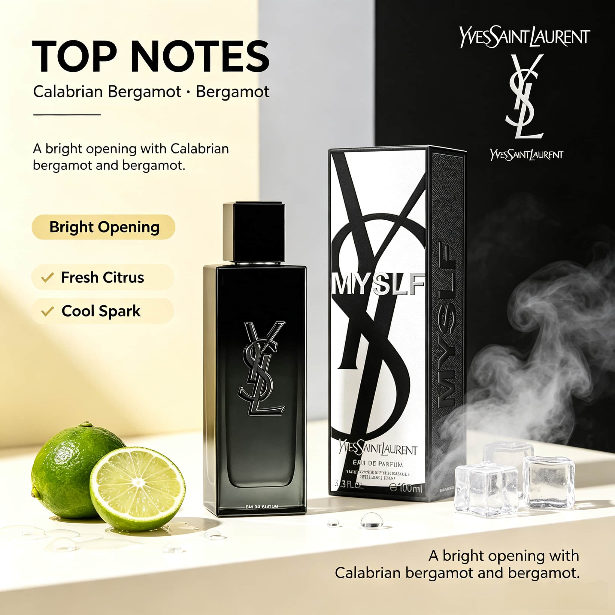 YvesSaint Laurent MYSLF Clean  - Perfume Alcohol Fragrance 评论和价格