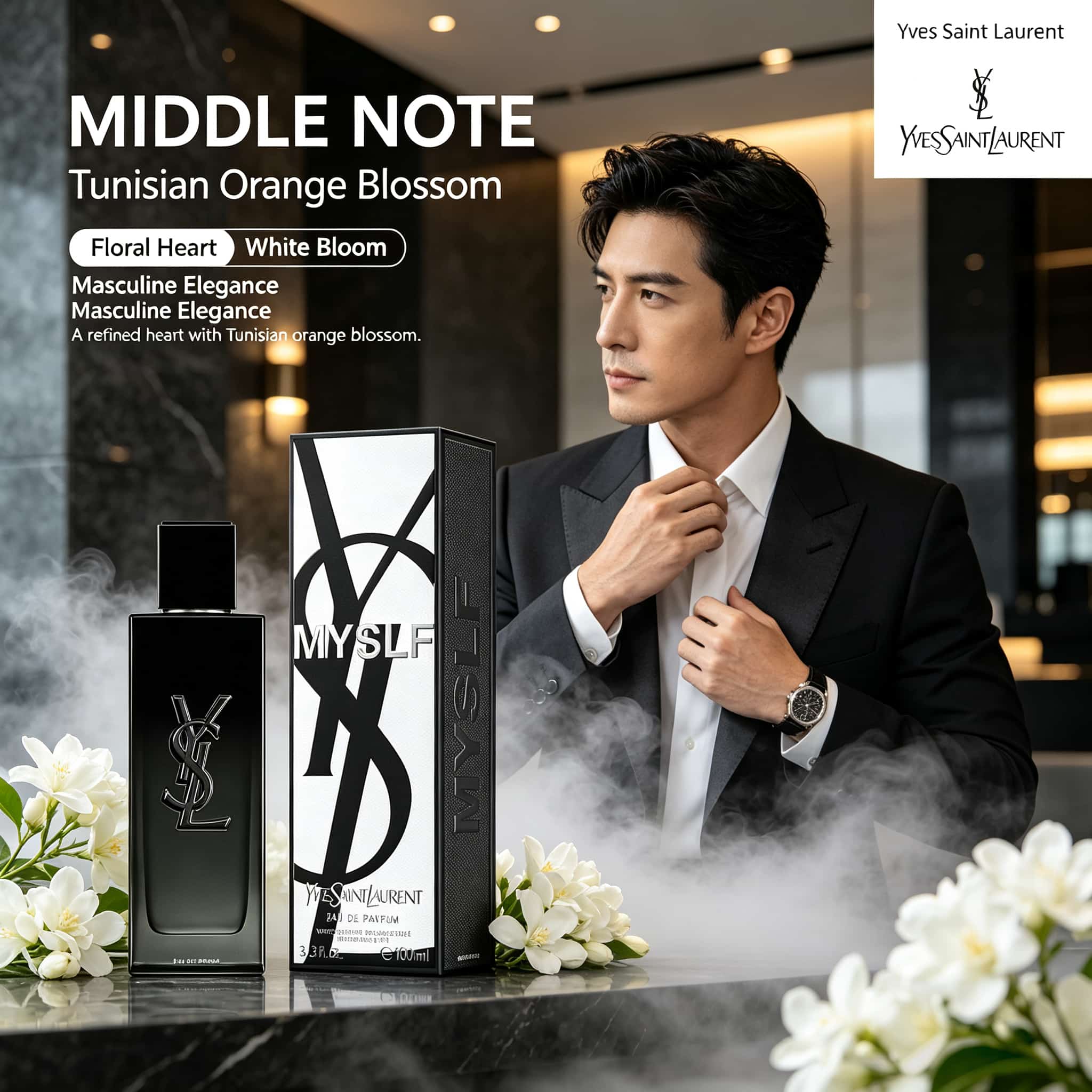 YvesSaint Laurent MYSLF Clean  - Perfume Alcohol Fragrance 评论和价格