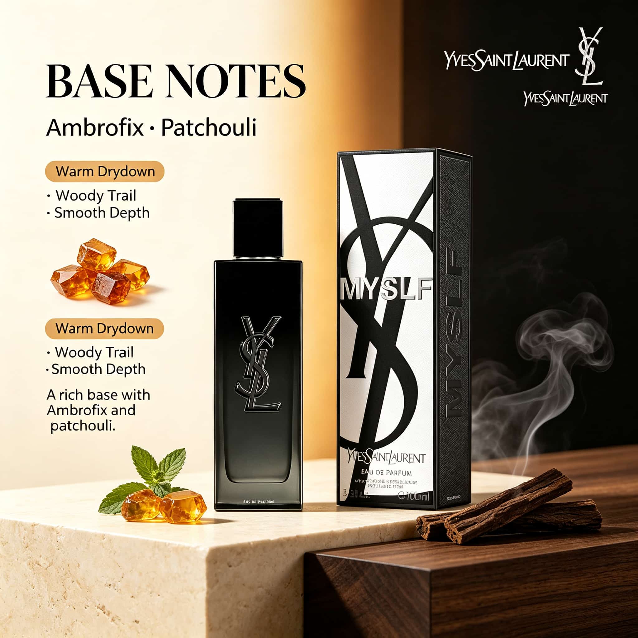 YvesSaint Laurent MYSLF Clean  - Perfume Alcohol Fragrance 评论和价格